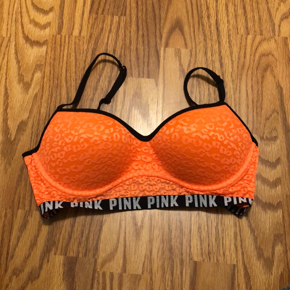 Pink bra